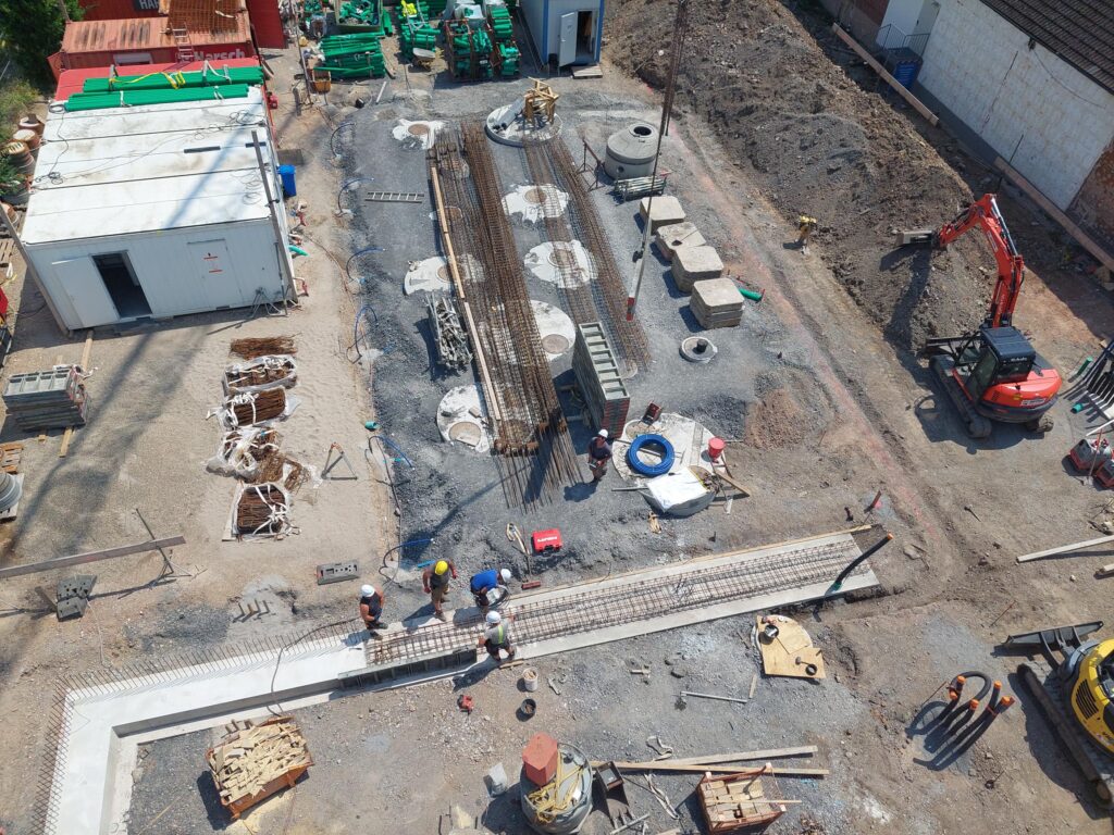 Bewehrungs‑ und Betonarbeiten im Rohbau