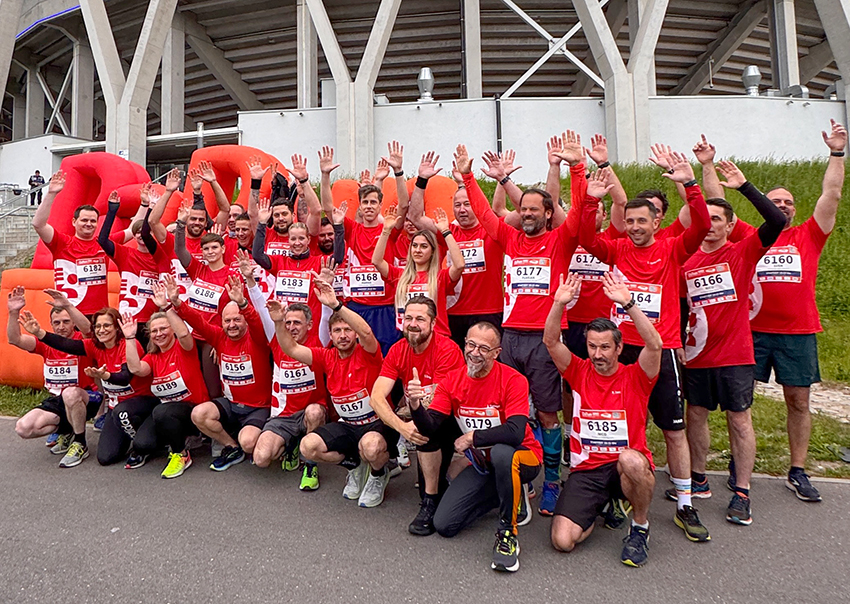 Firmenlauf Gruppenfoto