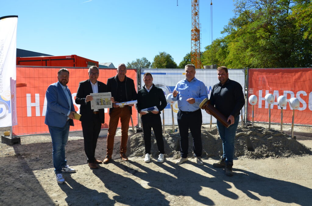 Spatenstich für den Erweiterungsbau von Gerweck Oberflächentechnik